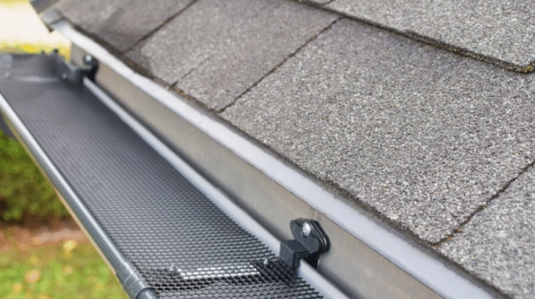 How Gutter Guards Help Prevent Water Stains on Siding and Exteriors